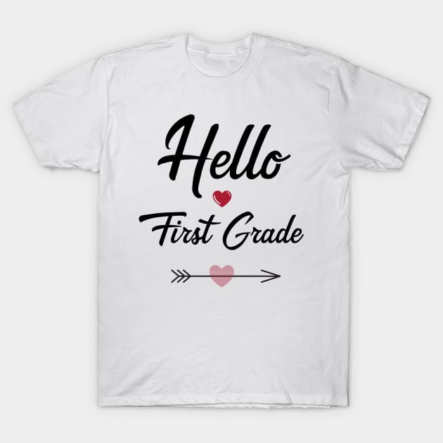 Hello First Grade T-Shirt by vladocar